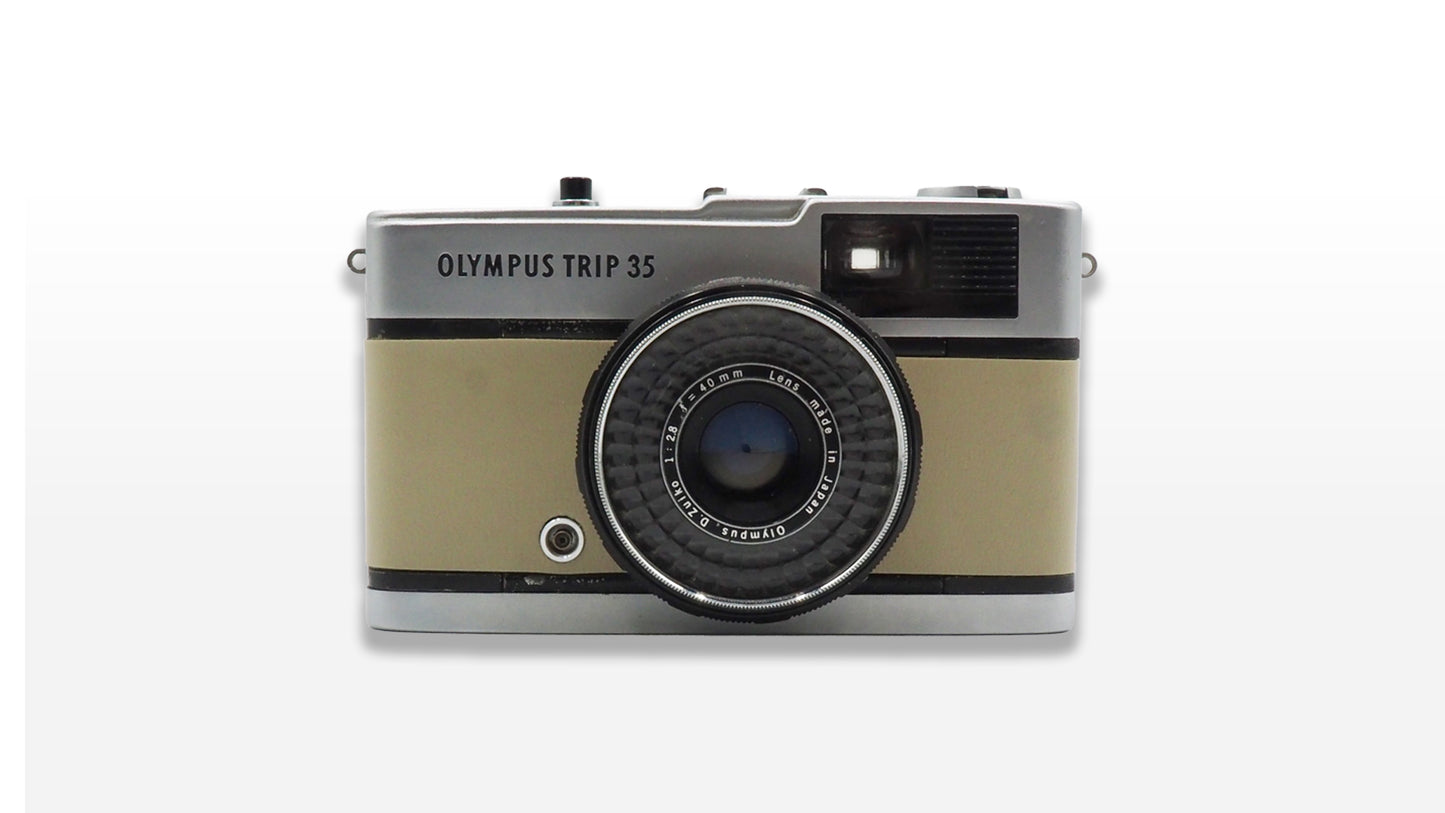 Olympus Trip 35 (Custom Creme/Taupe)