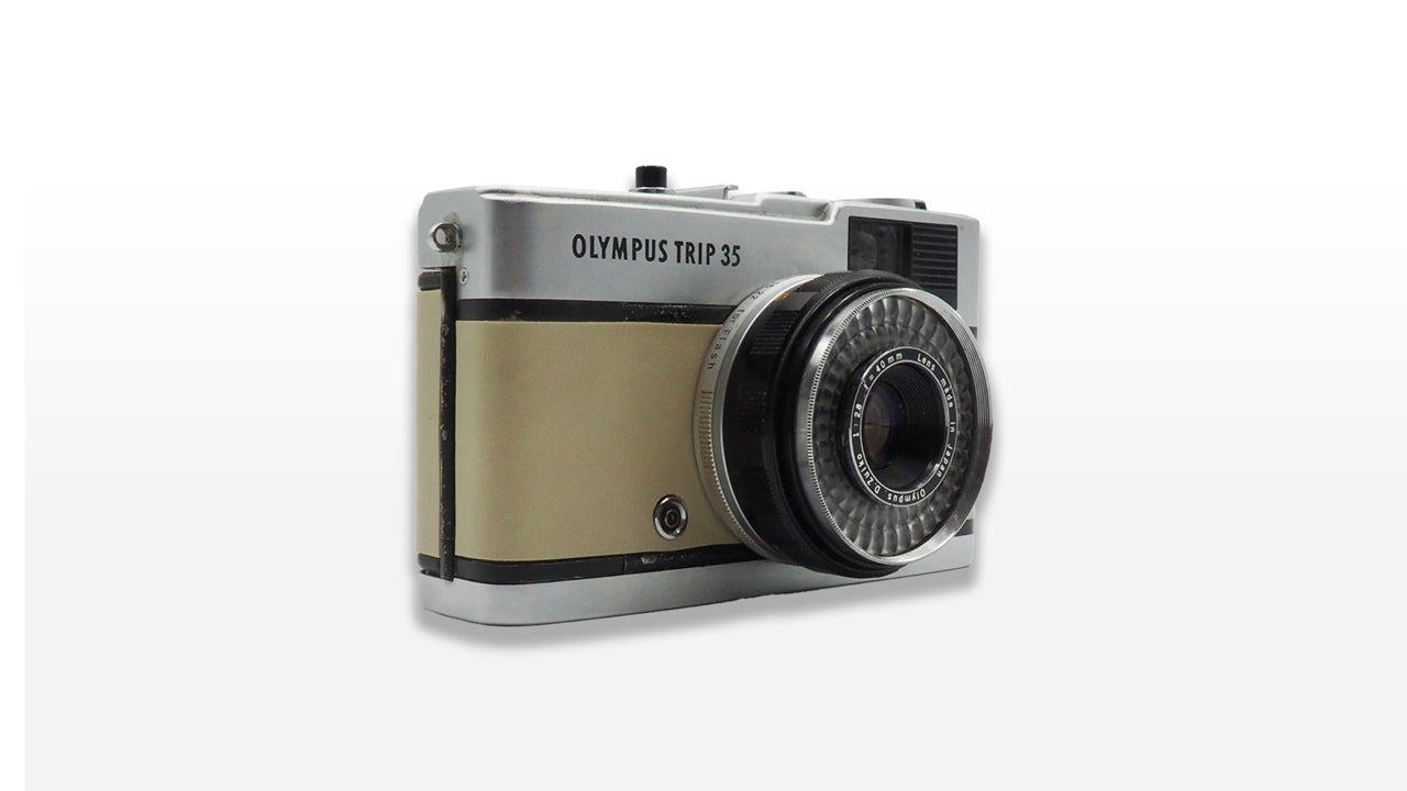 Olympus Trip 35 (Custom Creme/Taupe)