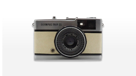 Olympus Trip 35 (Custom Creme Leather)